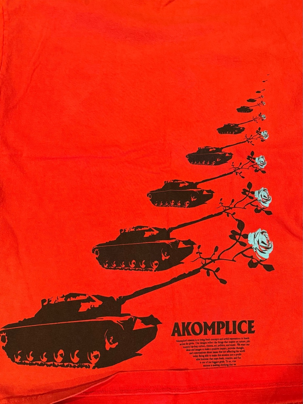Akomplice Red Graphic Short Sleeve Tee